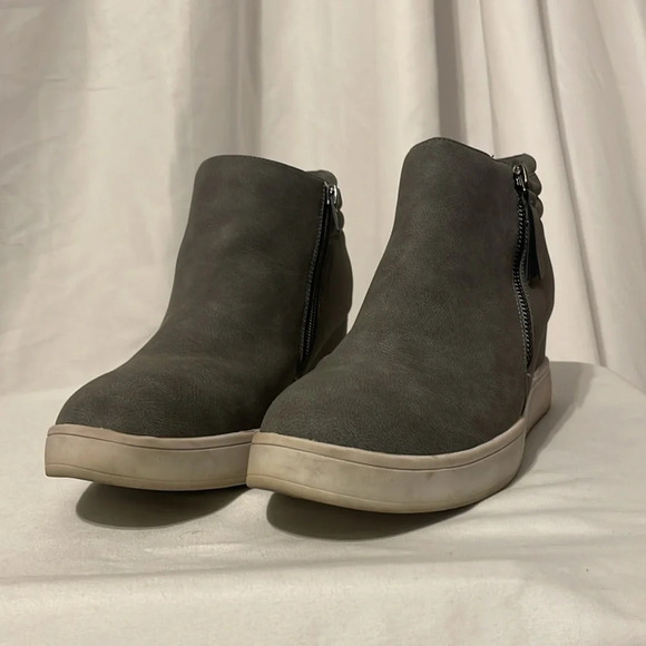 Dream Pairs Womens Booties gray 8.5 Sneaker Shoes - Picture 2 of 6